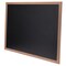 Rustic Brown Steel Wall-Mounted Blackboard 46" x 35" with Magnetic & Smooth Surface